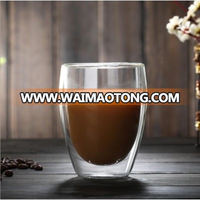 350ml Double Walled Insulated Glass Coffee Mugs or Tea Cups