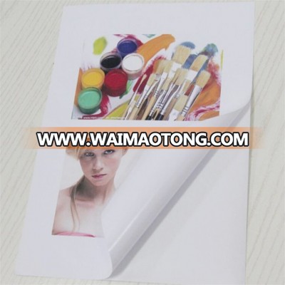 A4  Waterproof inkjet glossy Self Adhesive glossy photo paper