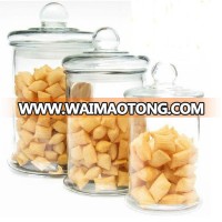 1400ml glass mason jars with glass lid