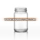 Wholesale 300ml food grade glass coffee jar